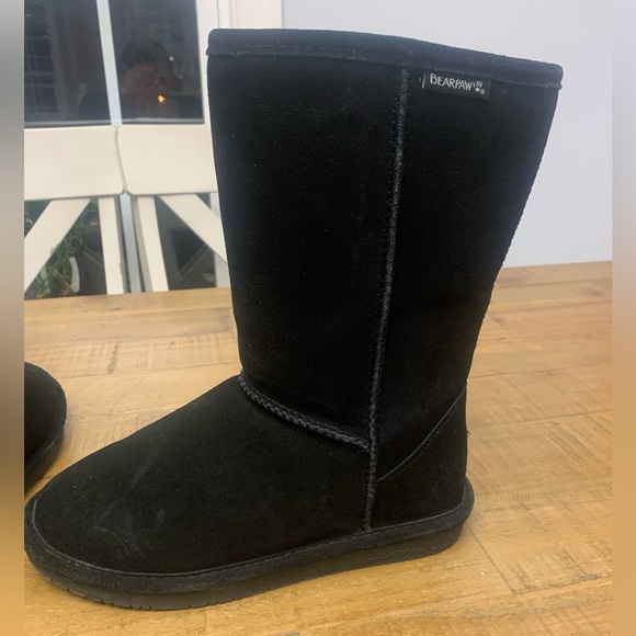 BearPaw Black Boots - Picture 3 of 14